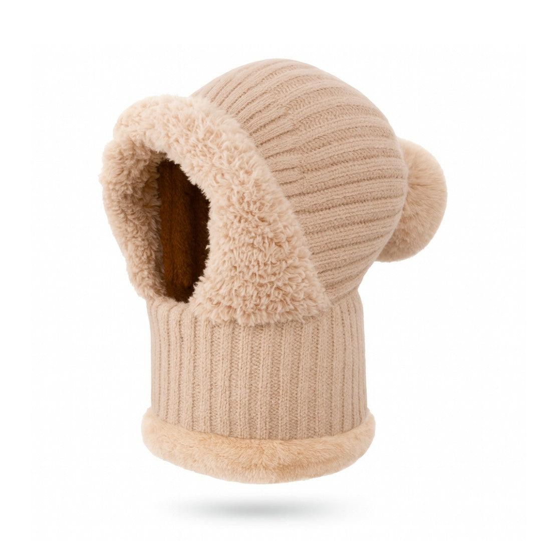 Women's Winter Balaclava – Warm Plush Ear-Flap Ski Mask