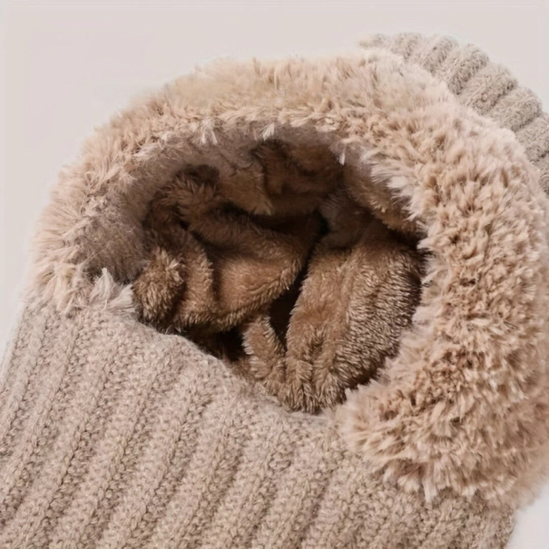 Women's Winter Balaclava – Warm Plush Ear-Flap Ski Mask