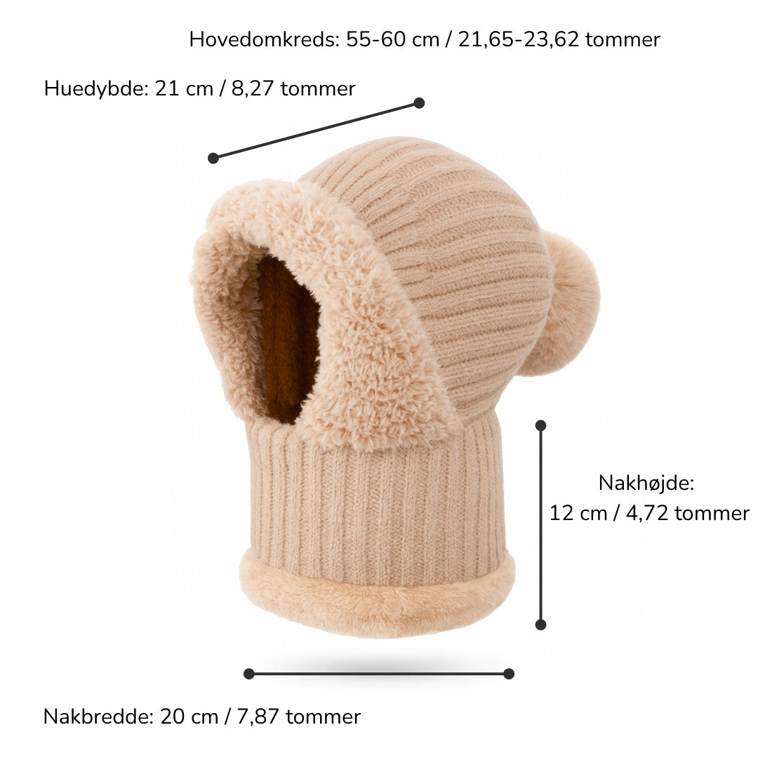 Women's Winter Balaclava – Warm Plush Ear-Flap Ski Mask