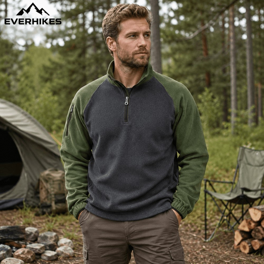 Fleece Pullover – Men's Lightweight Breathable Outdoor Fleece