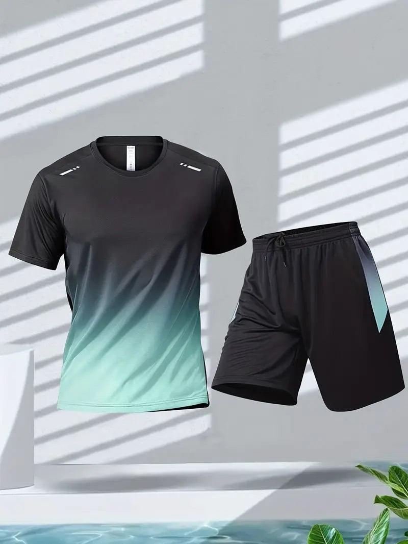 Sports Set – Men's 2-Piece Performance Shorts & T-Shirt
