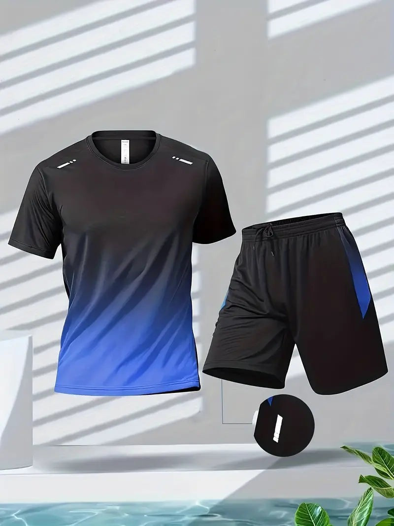 Sports Set – Men's 2-Piece Performance Shorts & T-Shirt