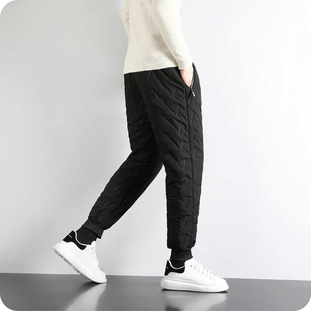 Men's Thermal Joggers – Lined Waterproof Winter Bottoms