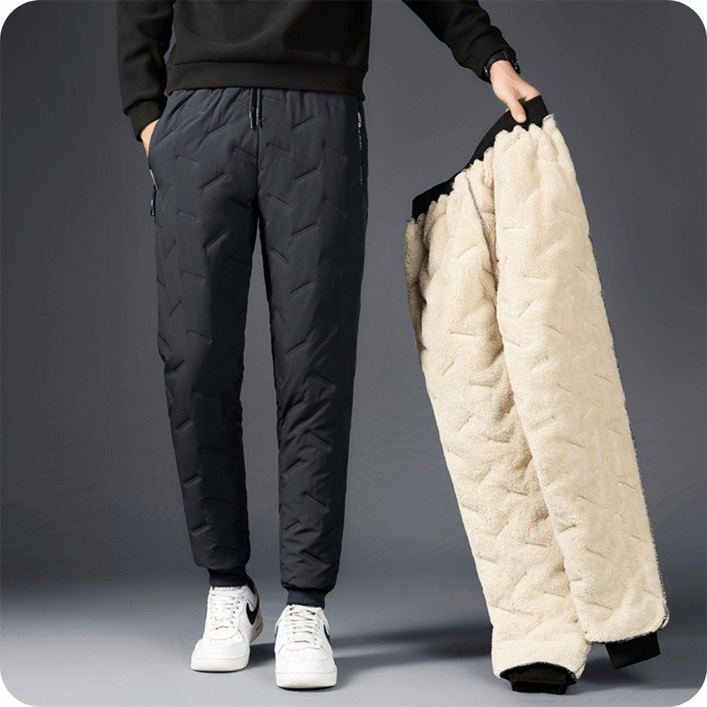 Men's Thermal Joggers – Lined Waterproof Winter Bottoms