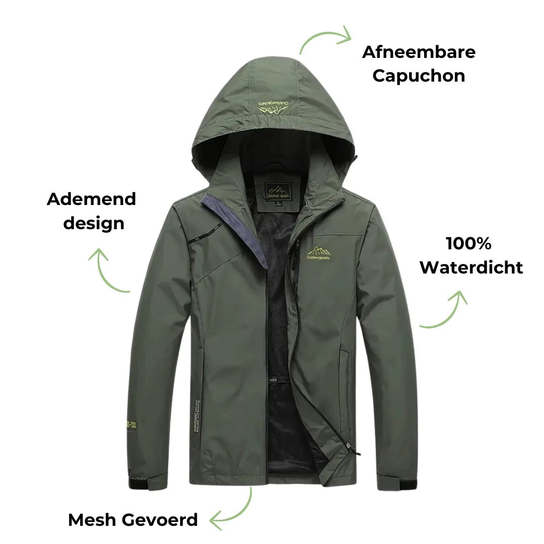 Windbreaker Jacket – Waterproof Windproof Outdoor Shell