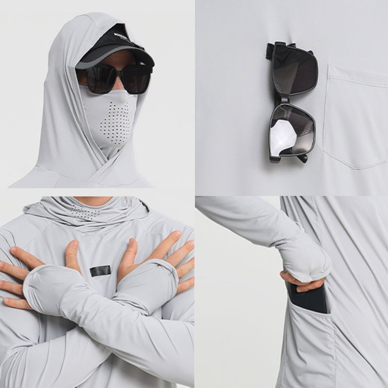 Sun Shirt – UPF 50+ Quick-Dry Hooded Fishing Shirt