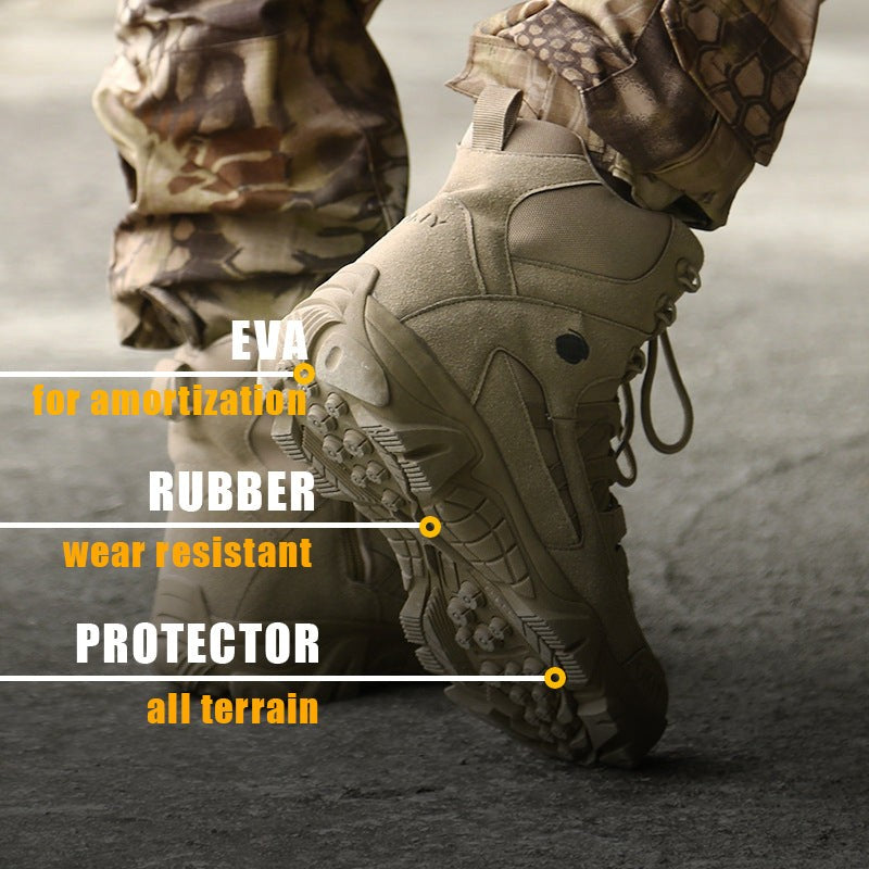 Tactical Boots – Men's High-Top Lightweight Military Boots