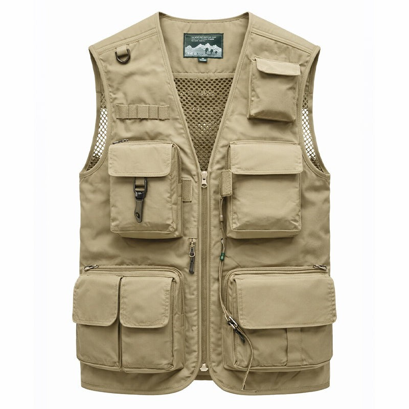 Fishing Vest – Men's Lightweight 16-Pocket Utility Vest