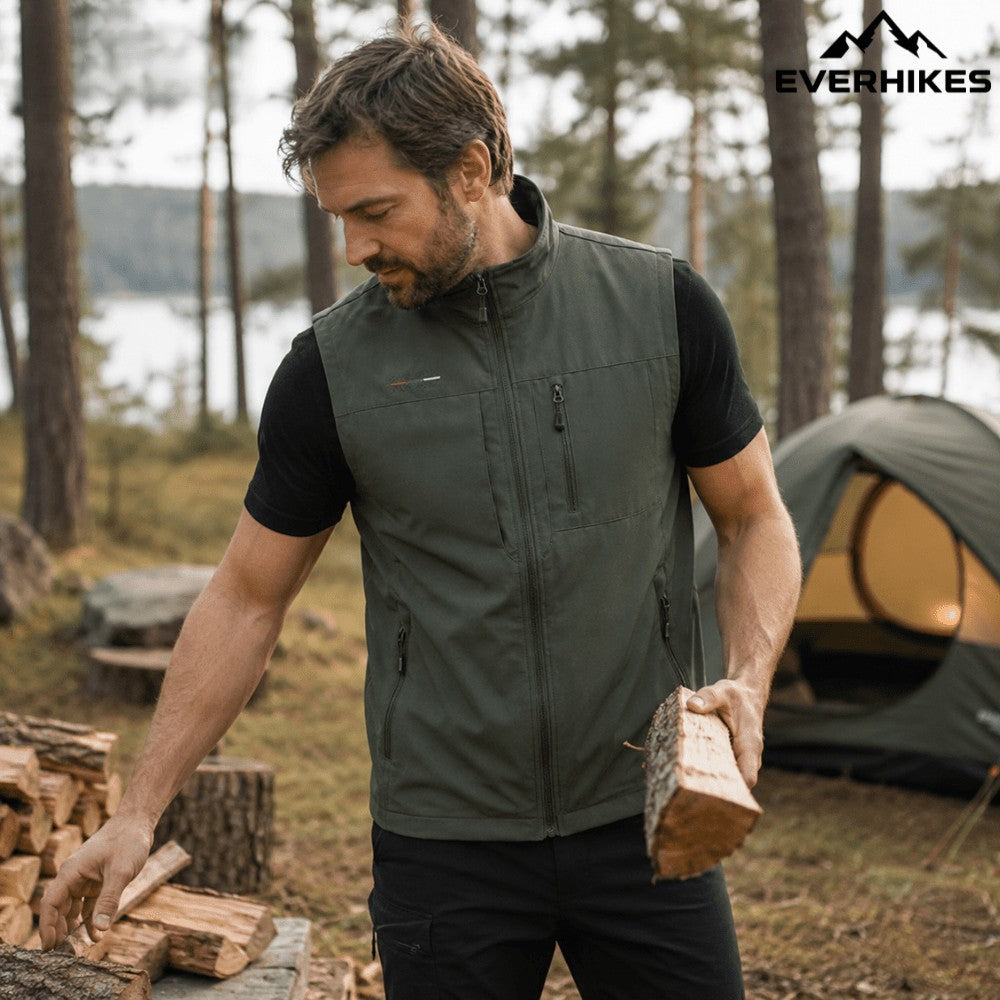 Outdoor Gilet – Men's Lightweight Multi-Pocket Vest