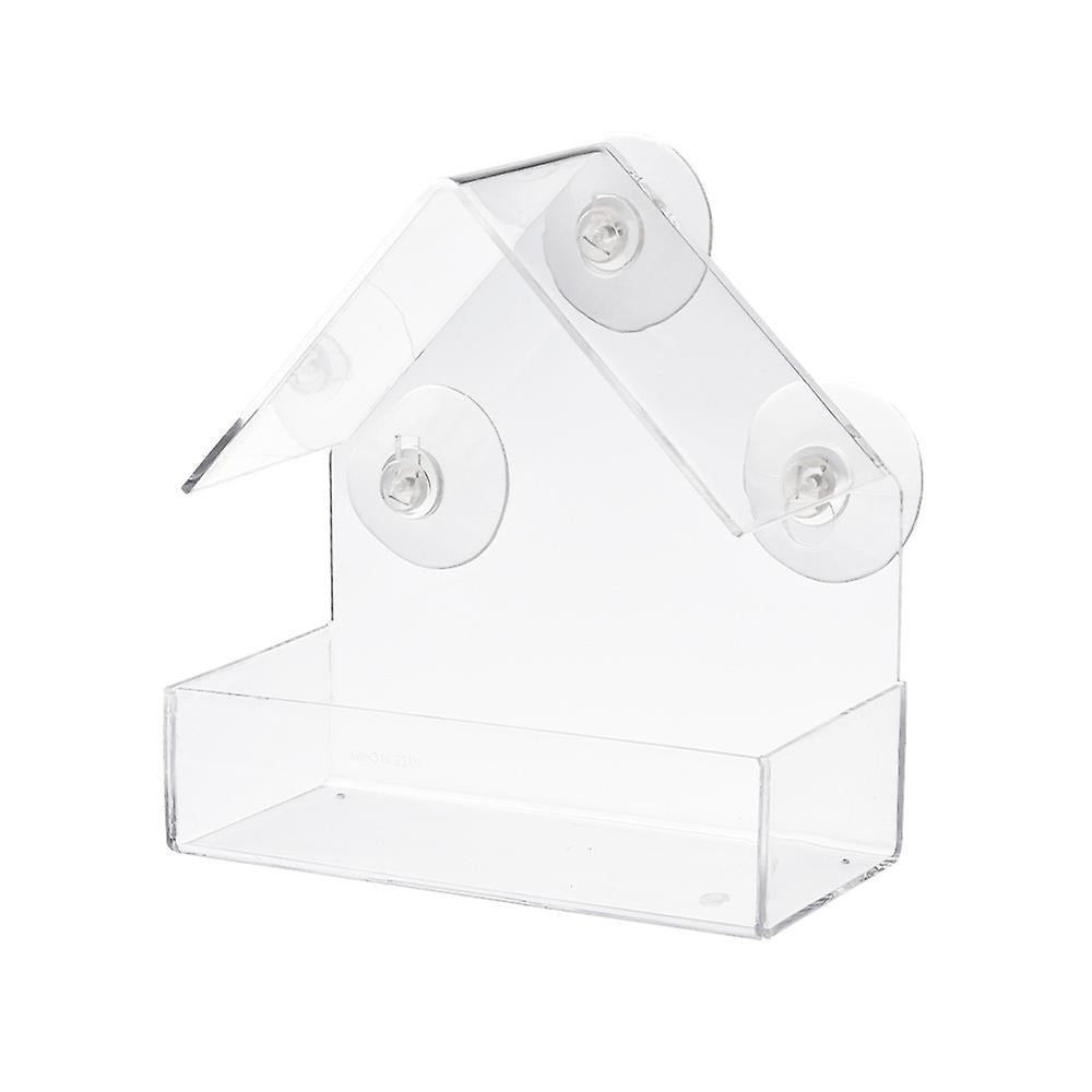 Window Bird House – Clear Suction-Cup Bird Feeder