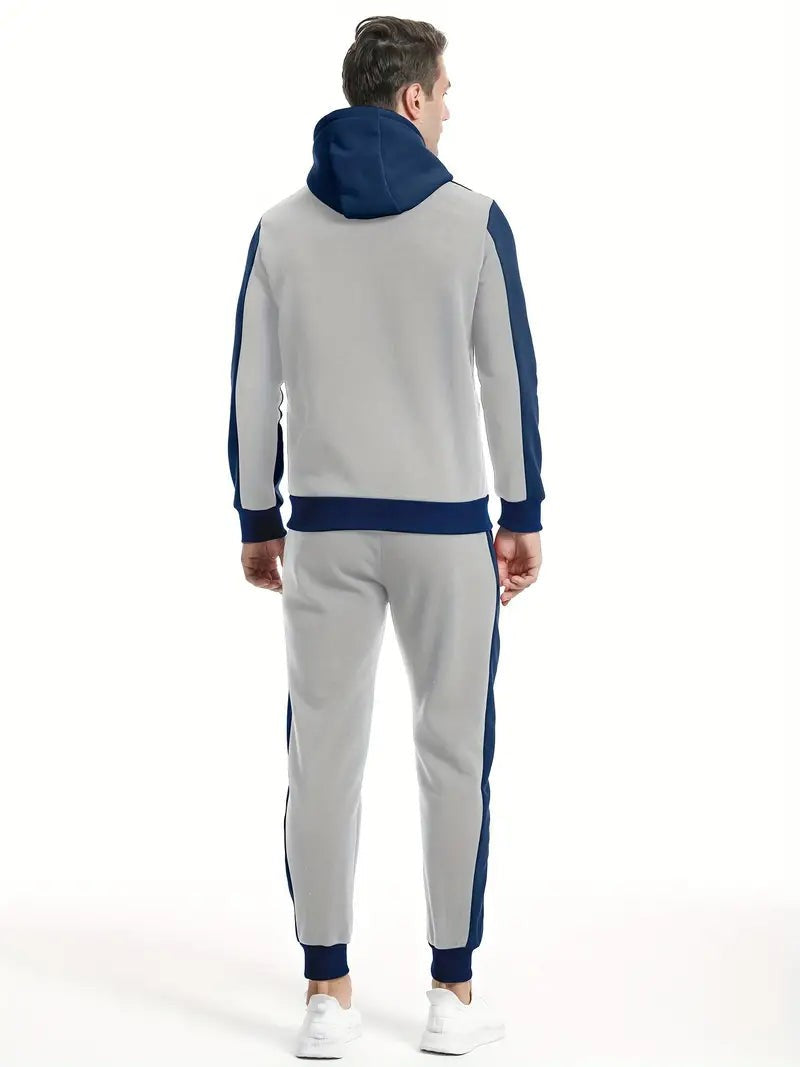 Men's 2-Piece Tracksuit – Performance Hoodie & Joggers Set