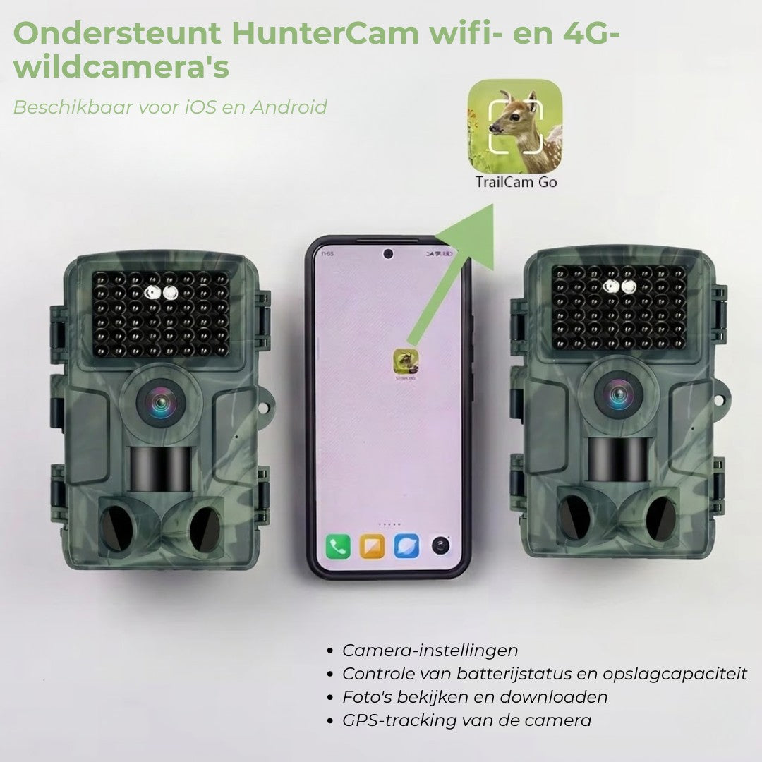 Trail Camera – 4K 60MP Wildlife Camera with Night Vision