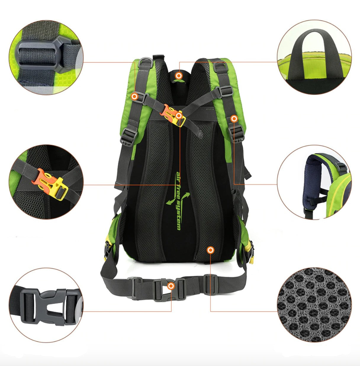 Waterproof Backpack 40L – Lightweight Hiking Rucksack