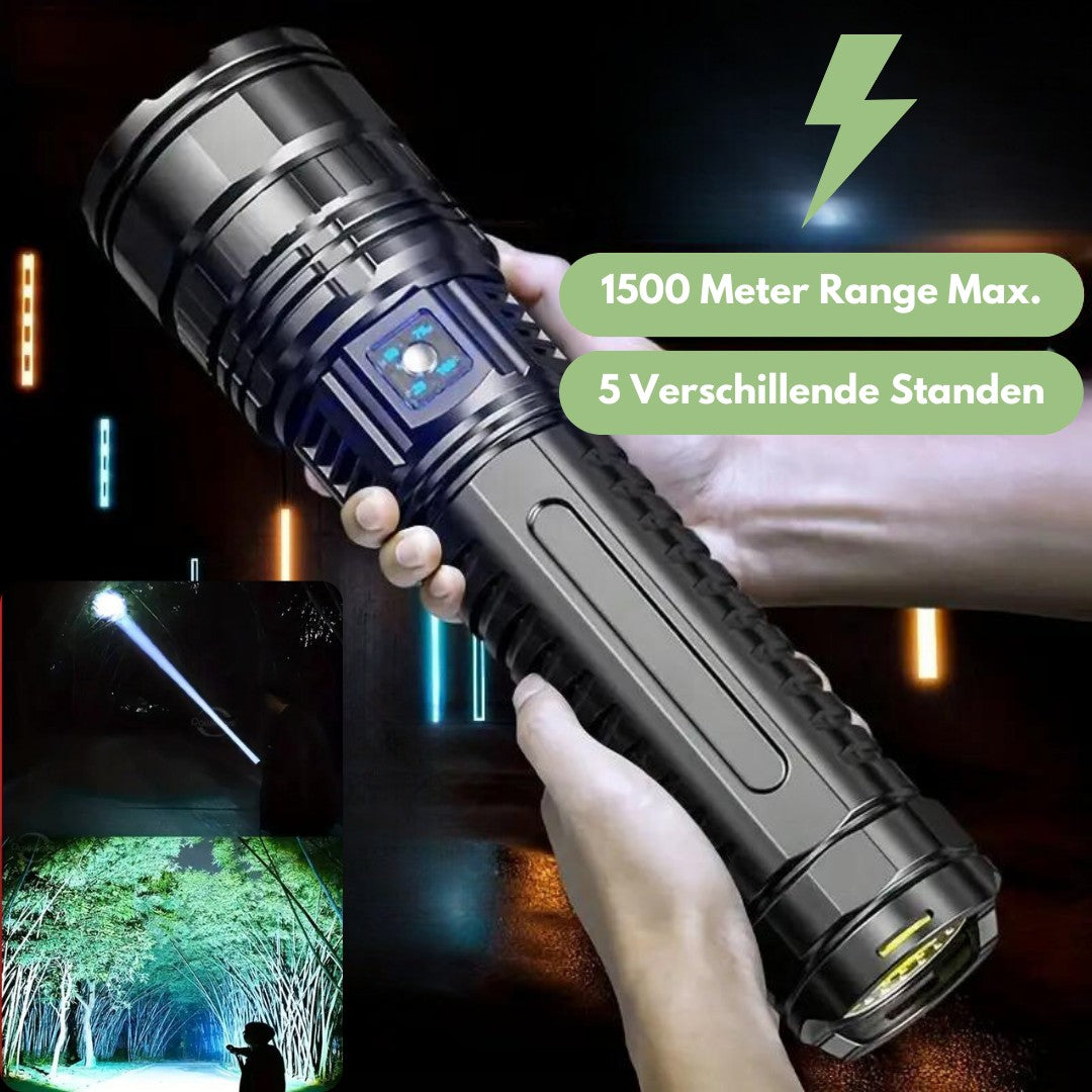 Tactical Torch – Ultra-Powerful Rechargeable LED Flashlight