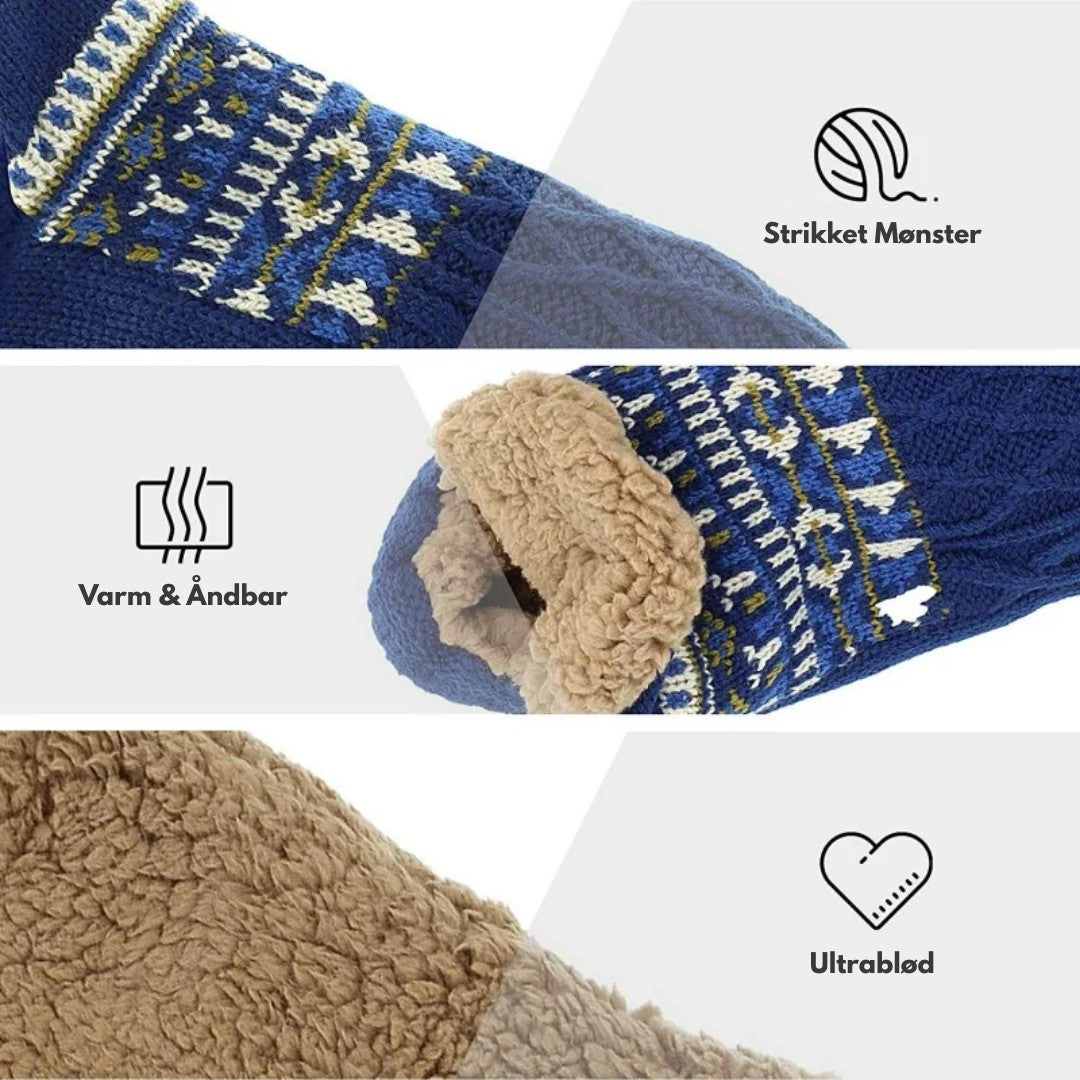 Thermal Knitted Socks – Anti-Slip Warm Winter Socks