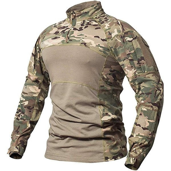 Tactical Combat Shirt – Men's Moisture-Wicking Base Layer