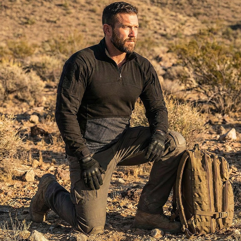 Tactical Combat Shirt – Men's Moisture-Wicking Base Layer