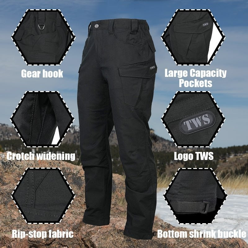 Waterproof Tactical Trousers – Men's Rip-Stop Combat Cargo