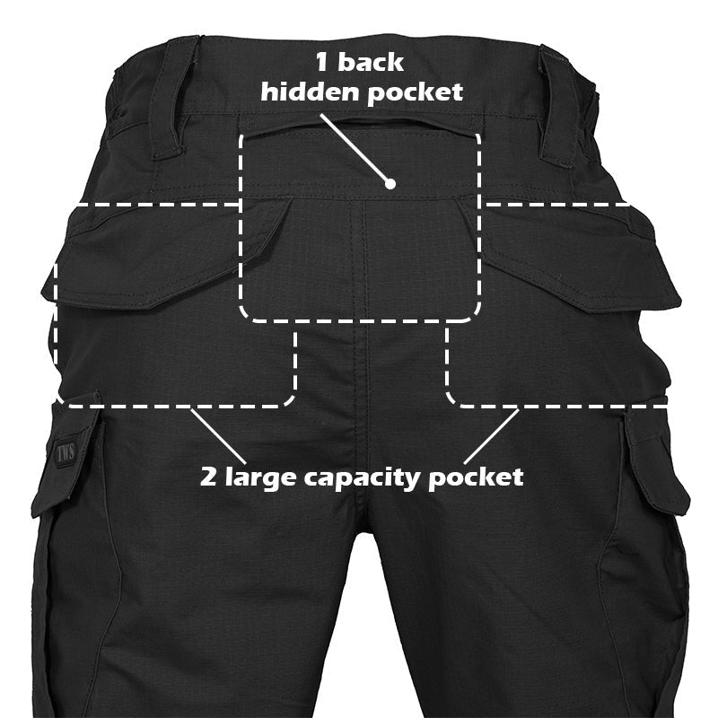 Waterproof Tactical Trousers – Men's Rip-Stop Combat Cargo