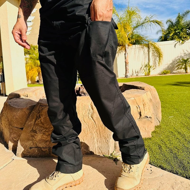 Waterproof Tactical Trousers – Men's Rip-Stop Combat Cargo