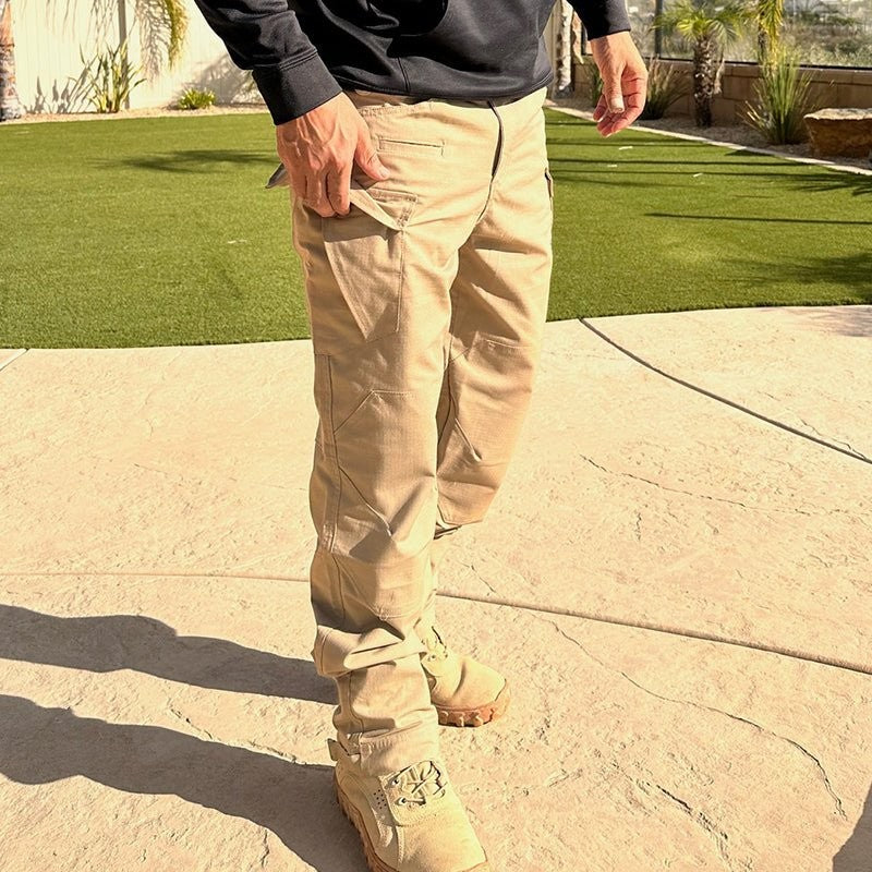Waterproof Tactical Trousers – Men's Rip-Stop Combat Cargo