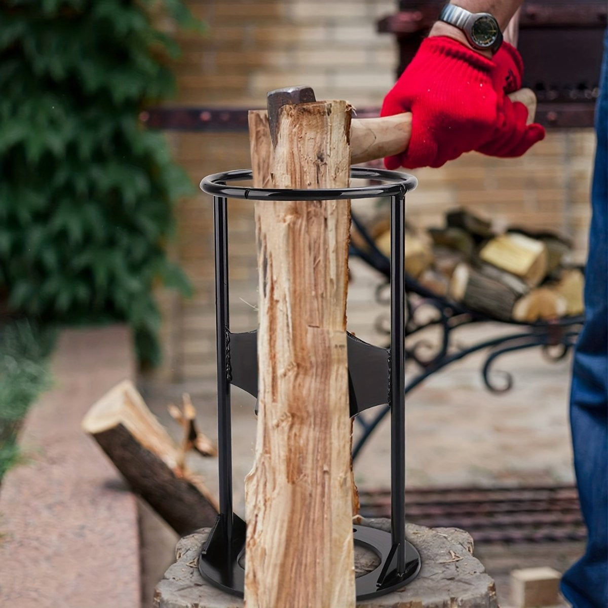 Manual Log Splitter – Safe Easy Firewood Splitting Tool