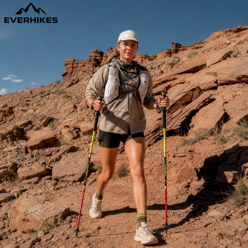 Trekking Pole – Lightweight Folding Carbon Hiking Pole