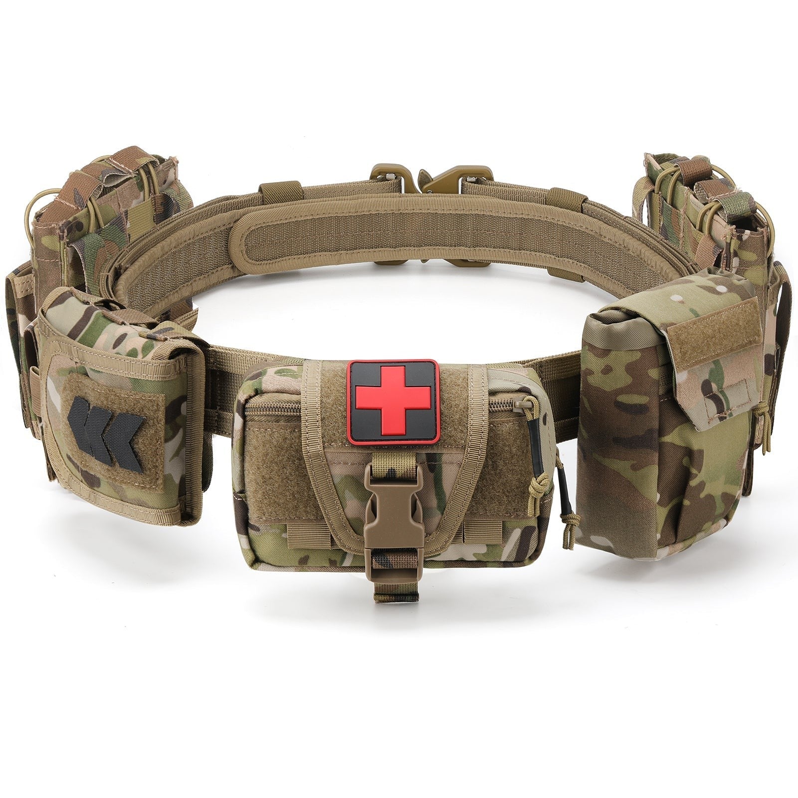 Tactical Duty Belt – Men's 5-in-1 Quick-Release Combat Belt
