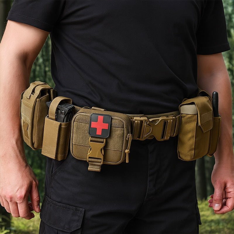 Tactical Duty Belt – Men's 5-in-1 Quick-Release Combat Belt