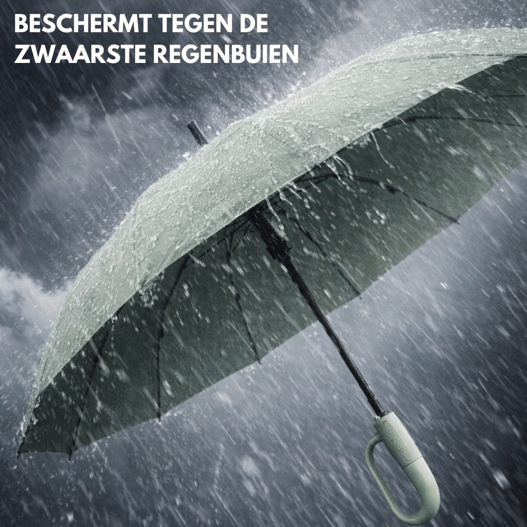 Windproof Storm Umbrella – Automatic Reflective Fibreglass