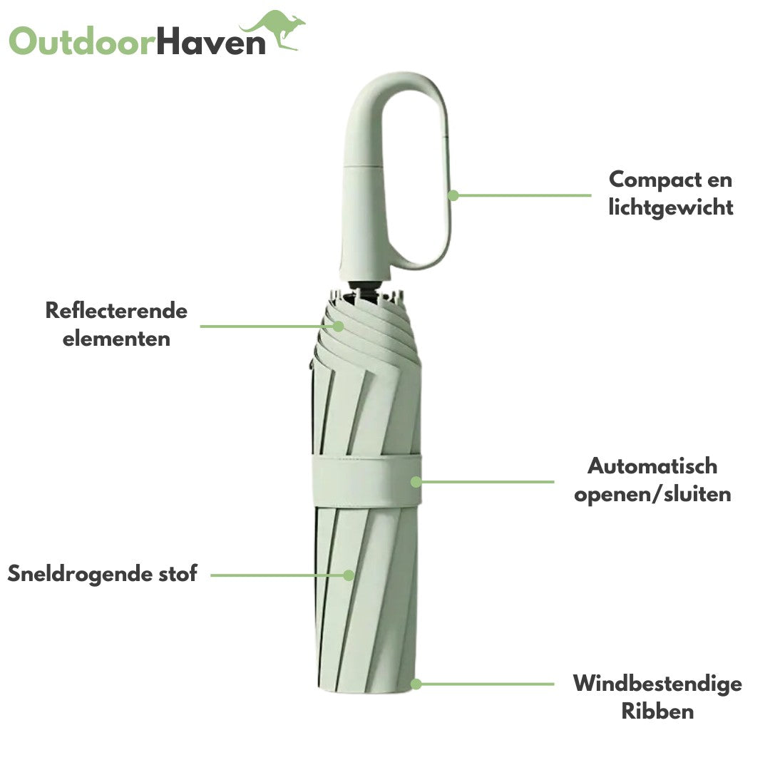 Windproof Storm Umbrella – Automatic Reflective Fibreglass