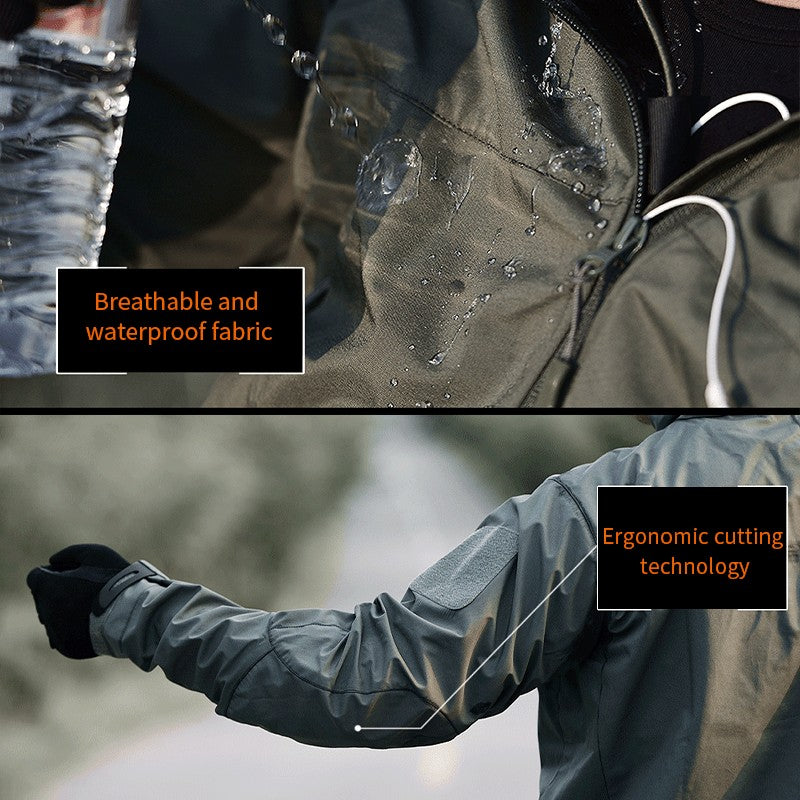 Softshell Tactical Jacket – Men's Waterproof Outdoor Jacket