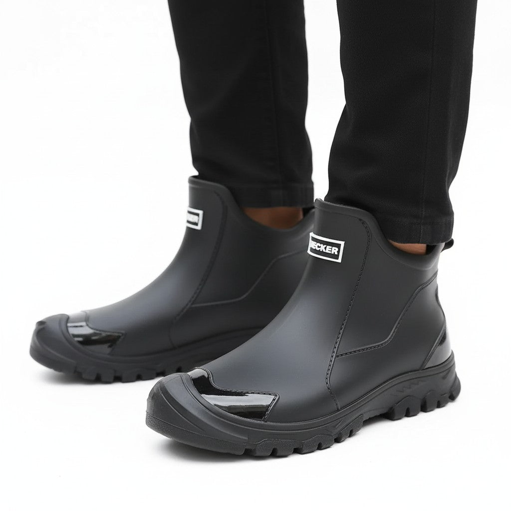 Waterproof Ankle Rain Boots – Anti-Slip Short Wellington