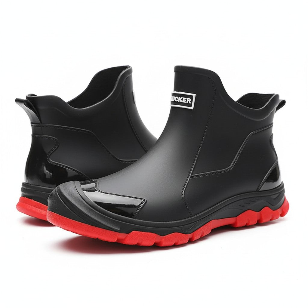 Waterproof Ankle Rain Boots – Anti-Slip Short Wellington