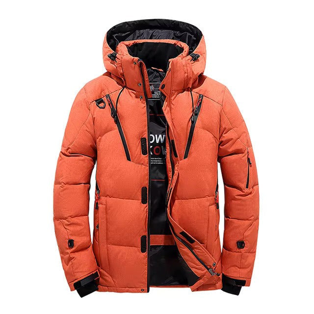 Men's Winter Down Jacket – Thermal Water-Repellent Puffer