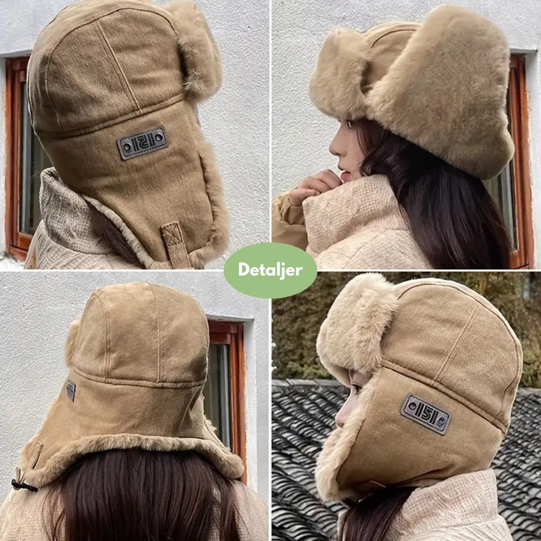 Winter Hat – Warm Fur-Lined Windproof Trapper Beanie