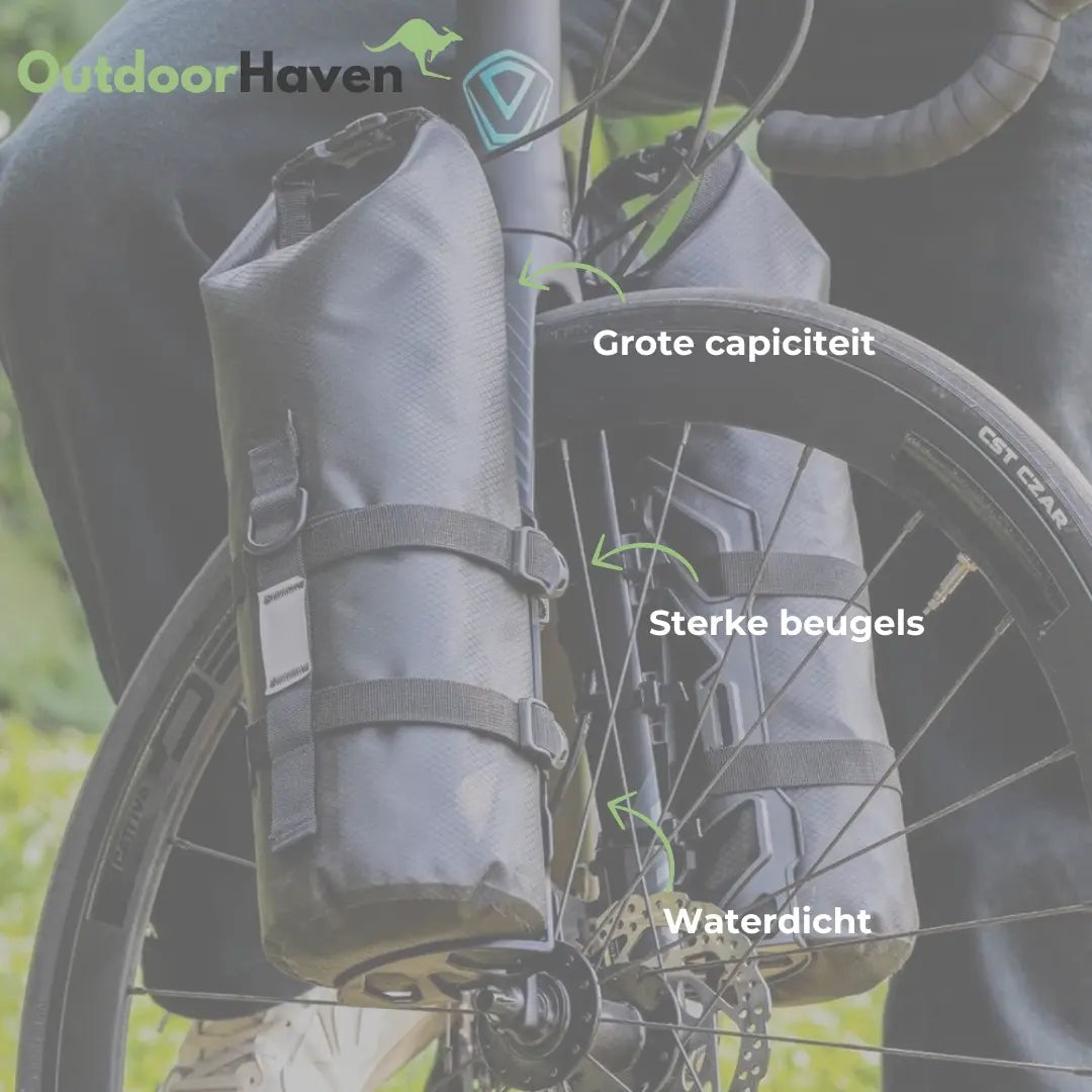 Fork Bike Bags – Waterproof Bikepacking Set of 2