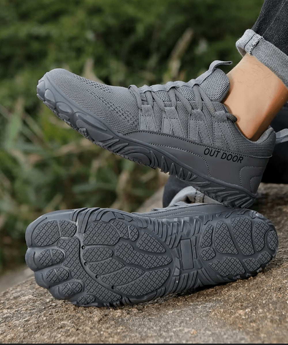 Wide-Fit Walking Shoes – Breathable Lightweight Grip Shoes