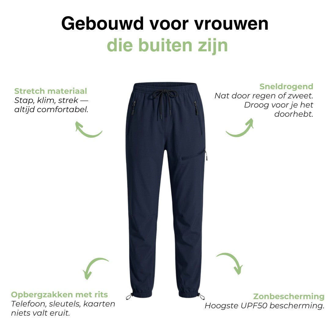 Hiking Trousers – Women's Water-Resistant Walking Trousers