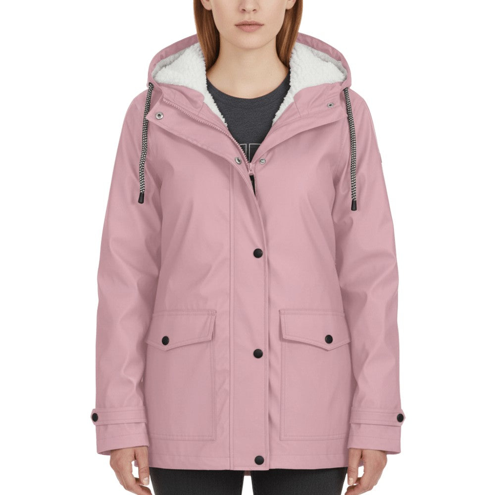 Women's Waterproof Rain Jacket – Hooded Windproof Storm Coat