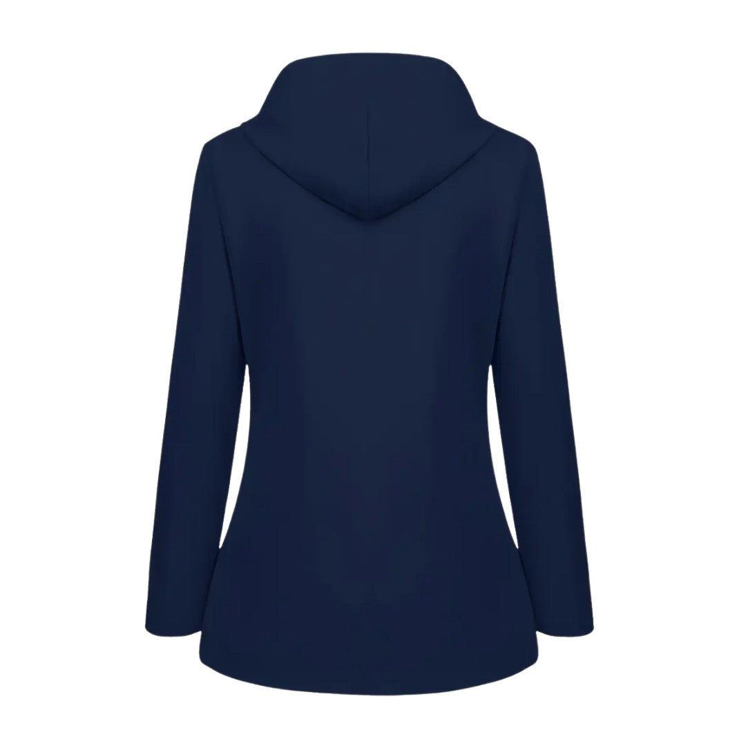 Women's Waterproof Rain Jacket – Hooded Windproof Storm Coat
