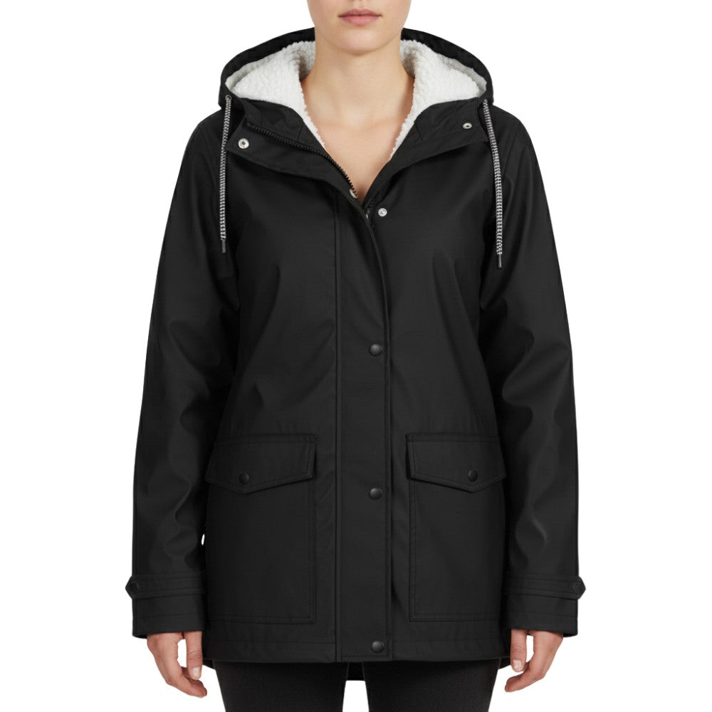 Women's Waterproof Rain Jacket – Hooded Windproof Storm Coat